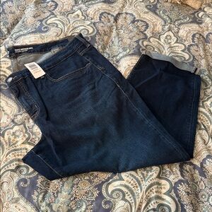 Torrid Perfect Boyfriend Ankle Jeans in Dark Blue